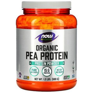 NOW Foods חלבון אפונה אורגני טהור - 680 גרם