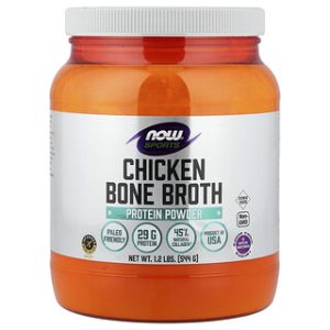 NOW Foods חלבון ציר עצמות עוף - 1.2 ליברות