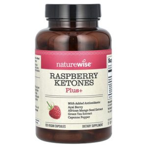 NatureWise - קטוניות פטל פלוס - 120 כמוסות טבעוניות