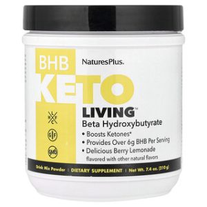 NaturesPlus BHB Keto - משקה בטעמי ברי לימון 210 גרם