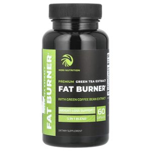 Nobi Nutrition - תמצית תה ירוק לשריפת שומן - 60 כמוסות
