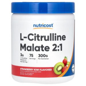 Nutricost L-Citrulline Malate 2,1 תות-קיווי - 300 גרם