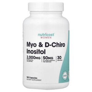 Nutricost Myo & D-Chiro Inositol לנשים - 120 כמוסות