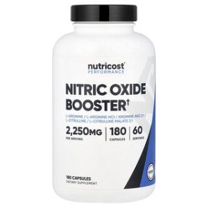 Nutricost NO Booster - 180 כמוסות לשיפור ביצועים