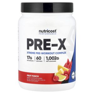 Nutricost PRE-X Xtreme - תוסף אימון פירותי 1 ק"ג