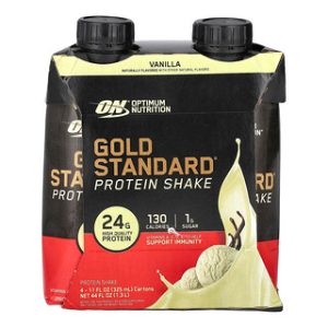 Optimum Gold Standard, שייק חלבון וניל 4 יח׳