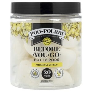 Poo-Pourri - פודים להדחת ריח בניחוח הדרים - 20 יחידות