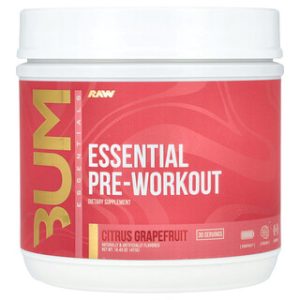 Raw Nutrition Bum Essentials Pre-Workout - אשכולית 411 גרם