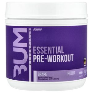 Raw Nutrition Bum Essentials Pre-Workout ענבים 423 גרם