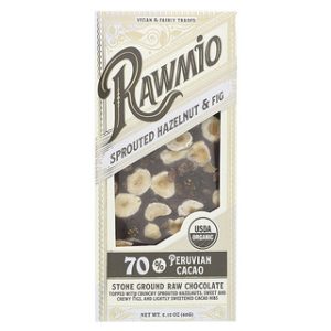 Rawmio שוקולד מובחר - נבט אגוזי לוז ופיג 70% קקאו
