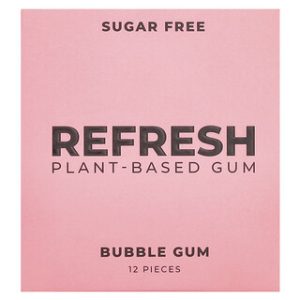 Refresh Gum - מסטיק בטעמים צמחי, 12 יחידות