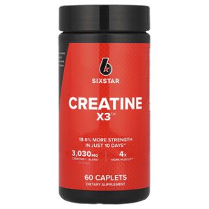 SIXSTAR Creatine X3™ - קריאטין 60 קפליות - תוסף כושר