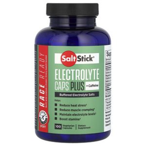 SaltStick Electrolyte Caps Plus Caffeine - 100 כמוסות