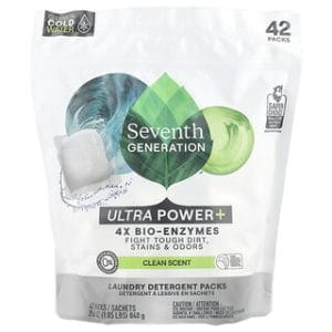 Seventh Generation - קפסולות כביסה Ultra Power + 42 יח'