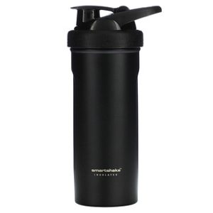 Smartshake Insulated Steel שחור 750 מ"ל - בקבוק חלבון