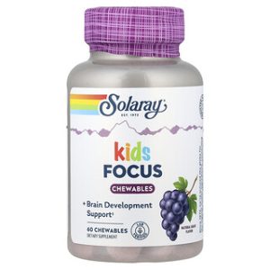 Solaray Kids Focus Chewables - לעיסות לשיפור הריכוז