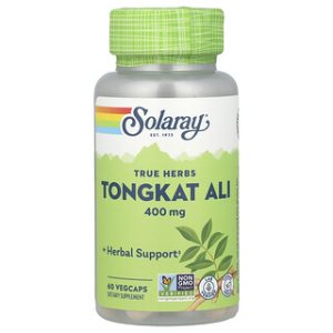 Solaray Tongkat Ali 400 מ"ג - 60 כמוסות טבעוניות