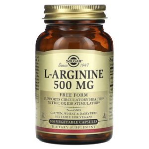 Solgar L-Arginine 500 מ"ג - 100 כמוסות צמחיות