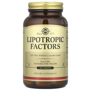 Solgar Lipotropic Factors - תוסף תזונה 100 טבליות