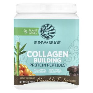 Sunwarrior קולגן - פפטידי חלבון שוקולד פאדג׳ 500 גרם