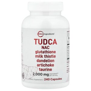 TUDCA Micro Ingredients - 240 כמוסות לתמיכה בכבד