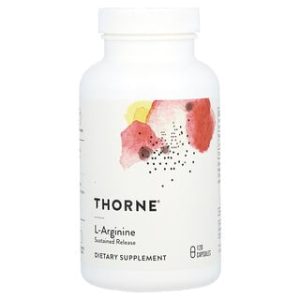 Thorne L-Arginine - 120 כמוסות - תמיכה בפעילות תקינה