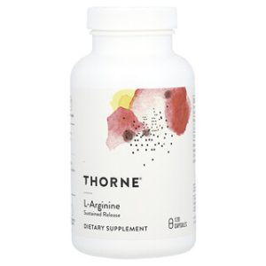 Thorne L-Arginine 500 מ"ג , 120 כמוסות - תוסף תזונה
