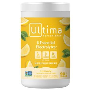 Ultima Replenisher לימונדה - אבקת אלקטרוליטים יומית