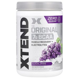 XTEND BCAA 7G - גליישל גרייפ - 390 גרם - שיפור אימון