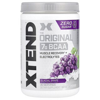 XTEND BCAA 7G - גליישל גרייפ - 390 גרם - שיפור אימון