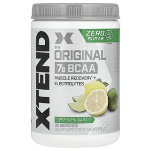 XTEND BCAA לימון-ליים 7G - משקה חומצות אמינו 405 גרם