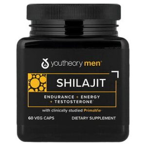 Youtheory Men Shilajit - תוסף לגברים 60 כמוסות