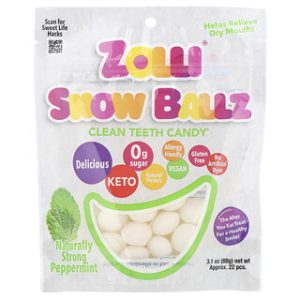 Zollipops מנטה - סוכריות מחזקות שיניים - 22 יח'