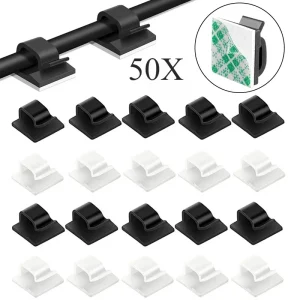 אביזרי כבלים לרכב - קליפסים דביקים לניהול כבלים