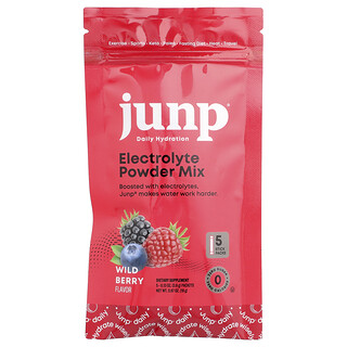 אבקת אלקטרוליטים JUNP Wild Berry - 5 מנות אישיות