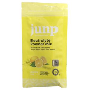 אבקת אלקטרוליטים JUNP לימון - 5 יחידות - תוספת שתייה