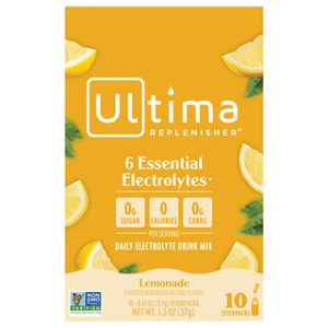 אבקת אלקטרוליטים Ultima Lemonade - 10 מנות - ניידות וטעימות