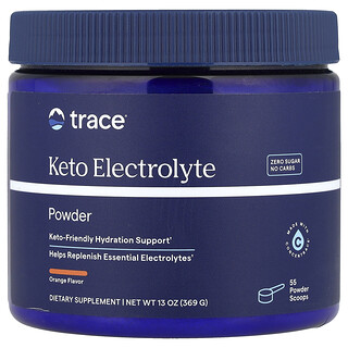 אבקת אלקטרוליטים קטו כתום 13oz - Trace
