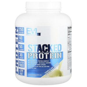 אבקת חלבון Stacked Vanilla Ice Cream - EVL 2.268 ק"ג