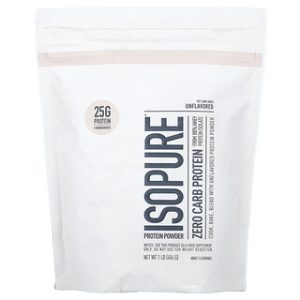 אבקת חלבון איזופור נטולת טעם - 454 גרם - Isopure