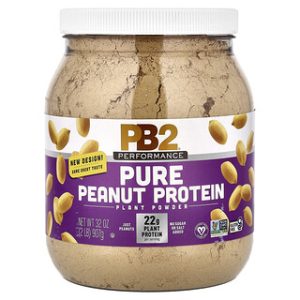 אבקת חלבון בוטנים טהורה PB2 Foods - 907 גרם