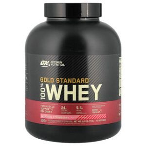 אבקת חלבון גולד סטנדרט תות - Optimum Nutrition 2.27 ק"ג
