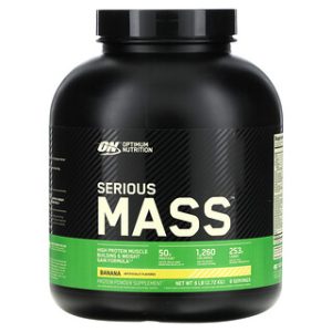 אבקת חלבון סריוס מאס בננה 2.72 ק"ג - Optimum Nutrition