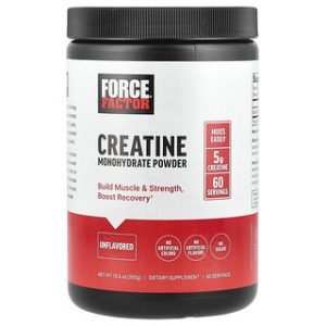 אבקת קריאטין מונוהידראט Force Factor- 300 גרם