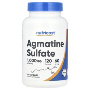 אגמטין סולפט Nutricost - 120 כמוסות - 500 מ"ג