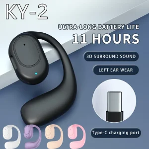 אוזניות Bluetooth אלחוטיות KY2 - ספורט ומוזיקה איכותית