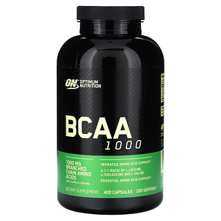 אופטימום BCAA 1000 - 400 כמוסות - תוסף תזונה