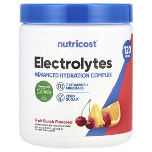 אלקטרוליטים Nutricost - תמיסת איזון נוזלים בטעם פירות