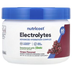 אלקטרוליטים Nutricost - תרכובת הידרציה מתקדמת - ענבים