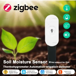 בודק לחות וחום קרקע Zigbee - ניטור מרחוק לאפליקציה